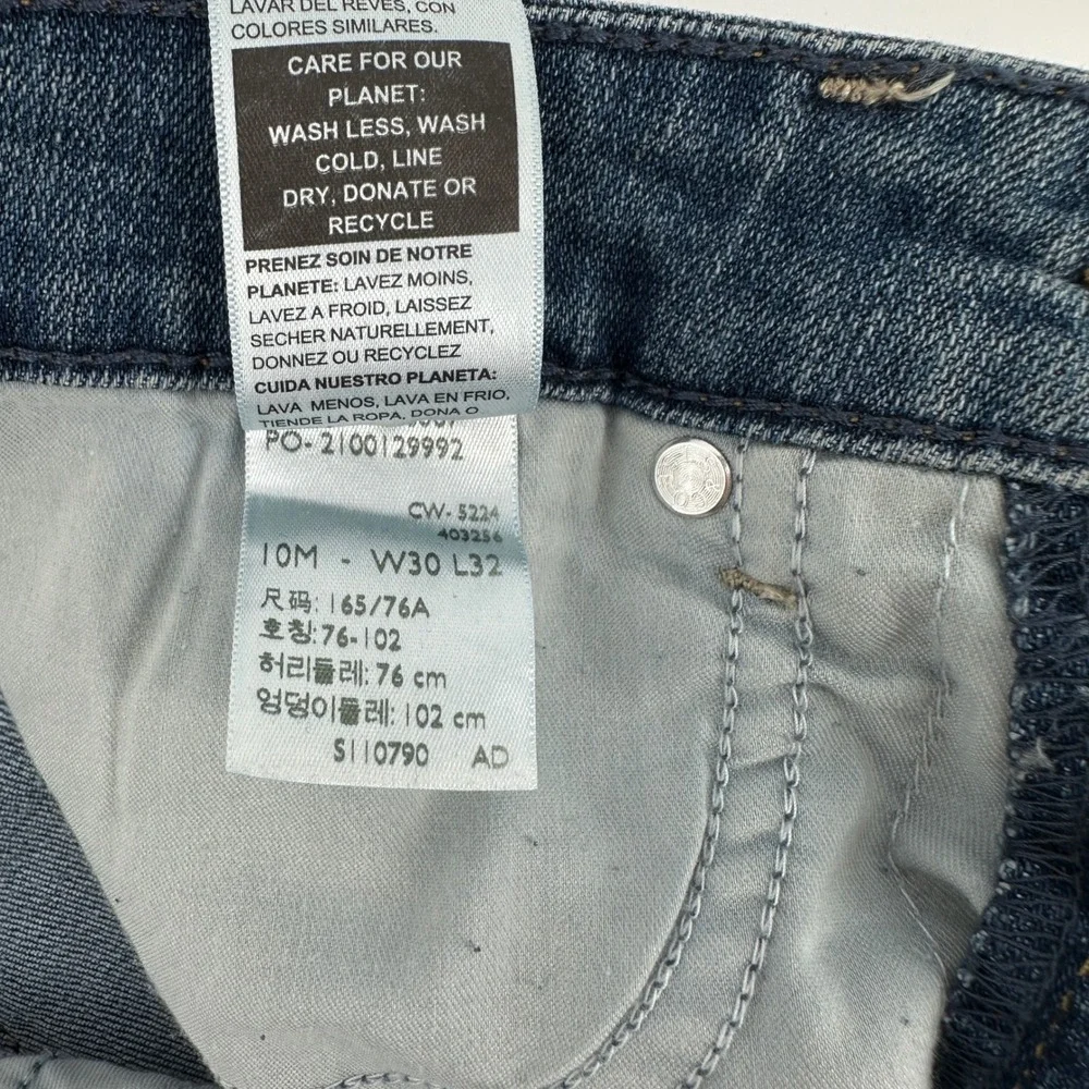 Levi Strauss Signature Womens Size 10M Blue Mid Rise Bootcut Jeans W30 L32 - Picture 9 of 12
